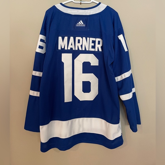 Men’s Toronto Maple Leafs Authentic Home Jersey Adidas size 52 Mitch Marner - Picture 3 of 3